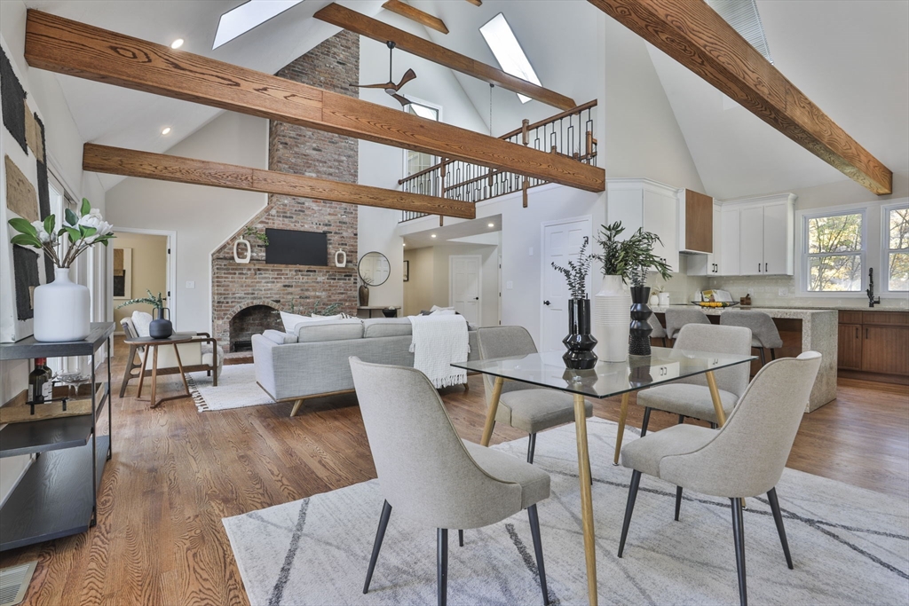 72 Ayer Road Harvard, MA 01451 - Photo 5 of 38 a view of a dining room with furniture window and wooden floor