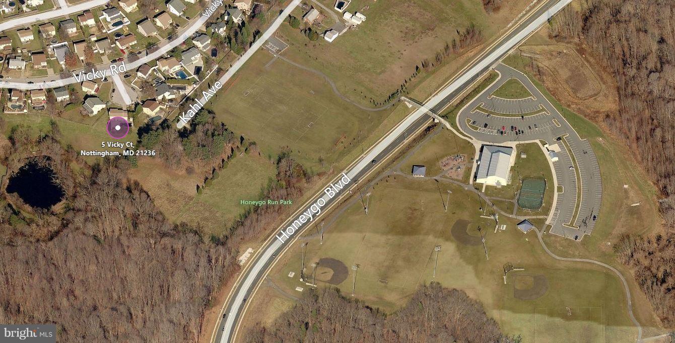 Picture shows the house and Honeygo Parks