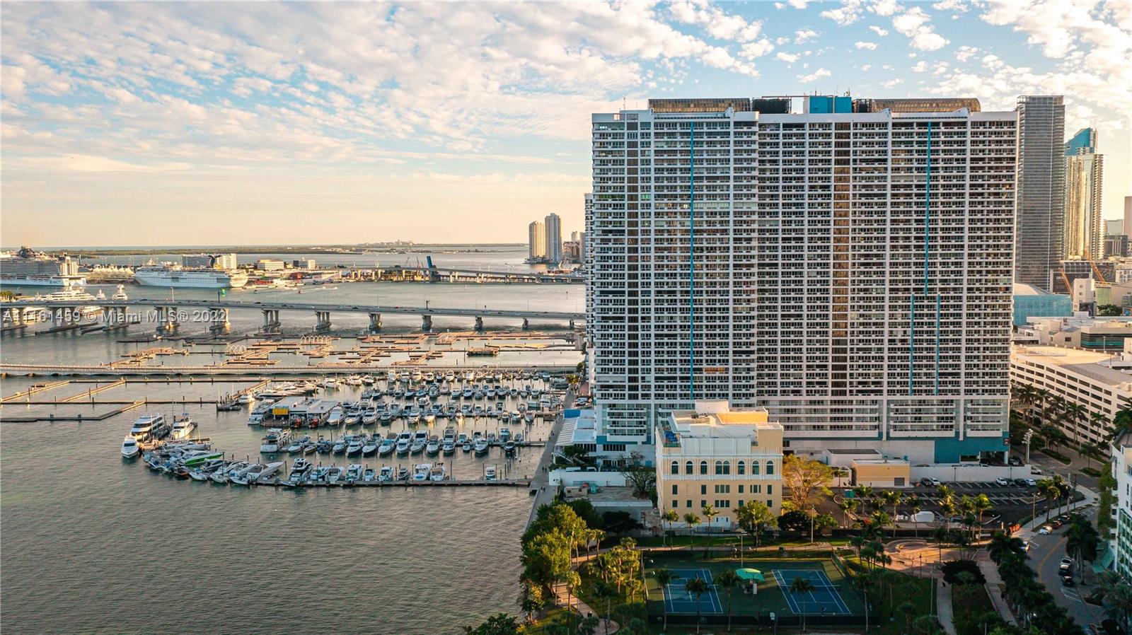 1717 North Bayshore Drive, Unit A1239 Miami, FL 33132 - Photo 15 of 16 a view of a city with tall buildings