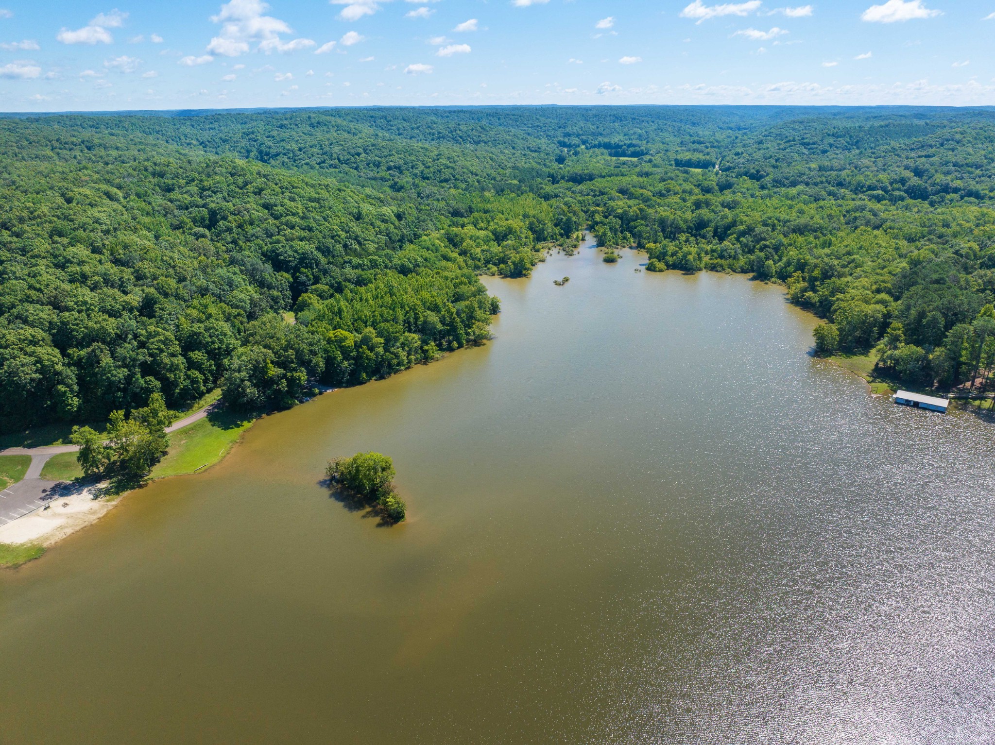 0 Parrish Road Linden, TN 37096 - Photo 19 of 21 a view of a lake from a yard