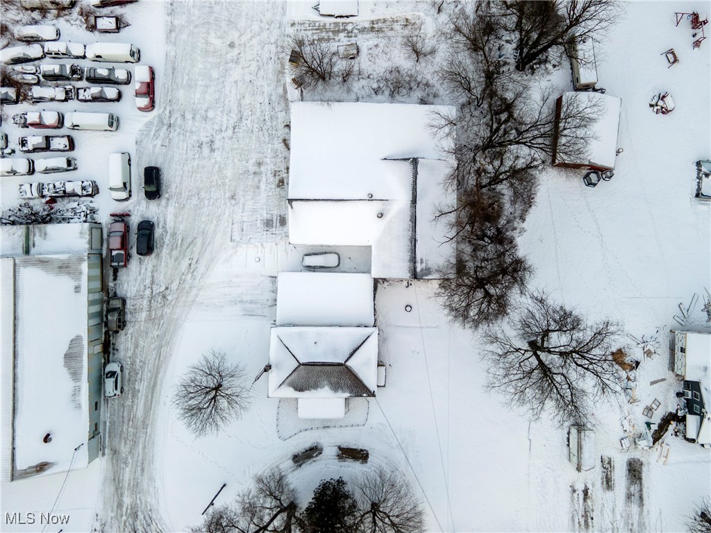 794 Benton Road Salem, OH 44460 - Photo 34 of 44 View of snowy aerial view