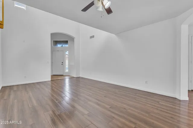 wooden floor in an empty room