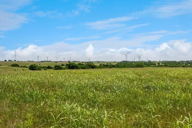 a view of a lake with houses in the background