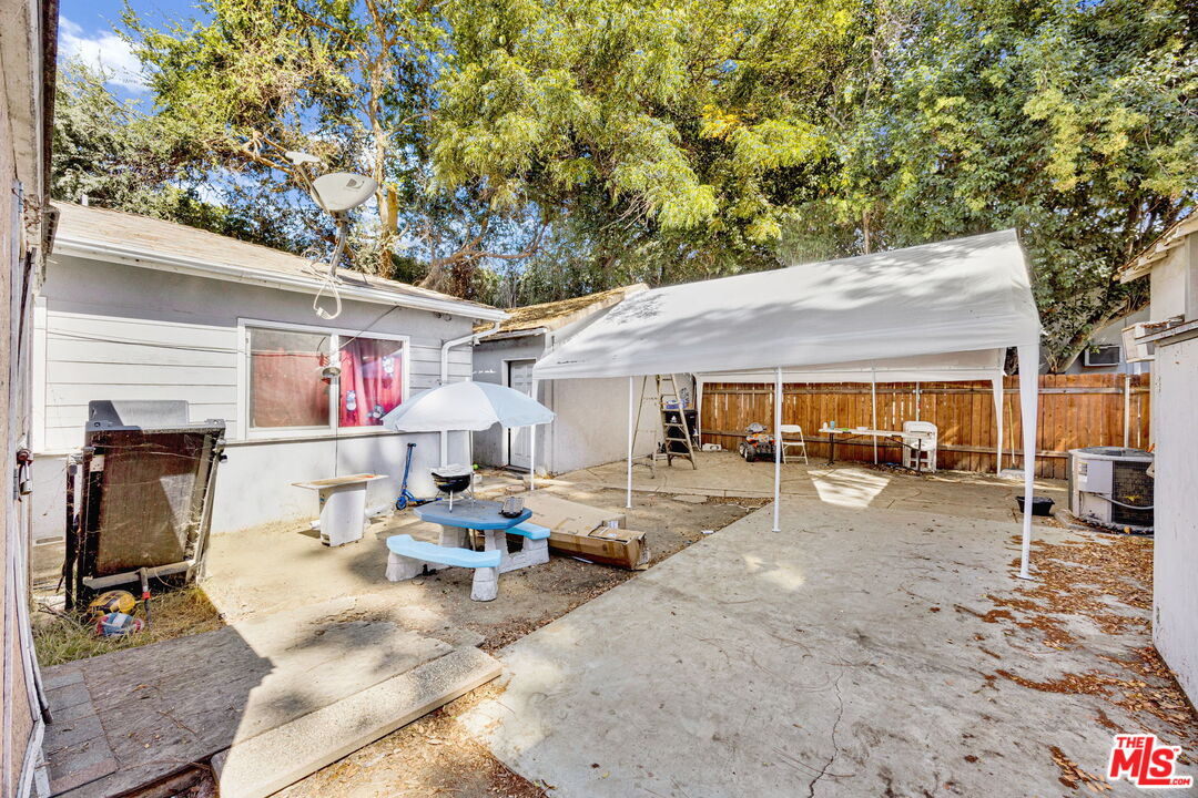 14539 Hart Street Van Nuys, CA 91405 - Photo 13 of 39 deck of house with outdoor seating
