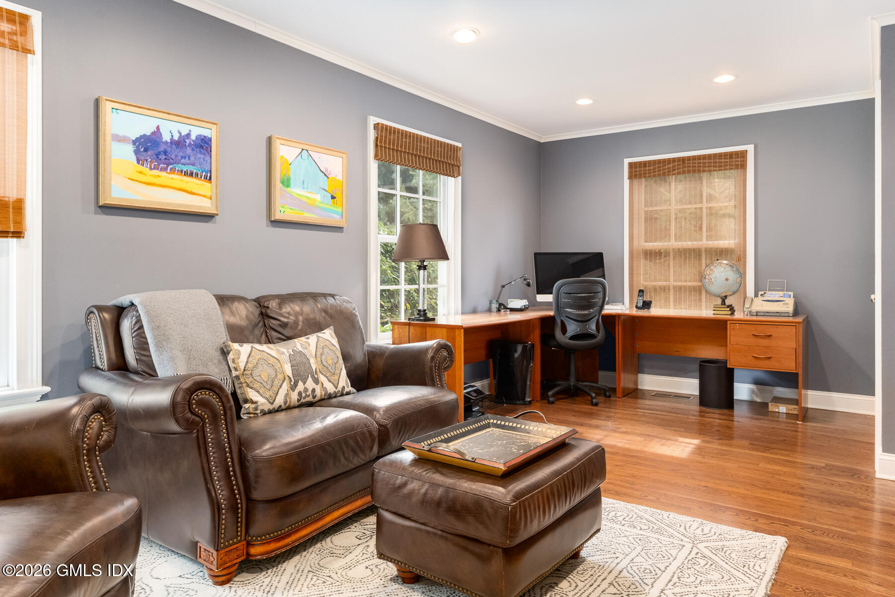 274 Riverside Avenue Riverside, CT 06878 - Photo 5 of 21 a living room with furniture two window and a flat screen tv