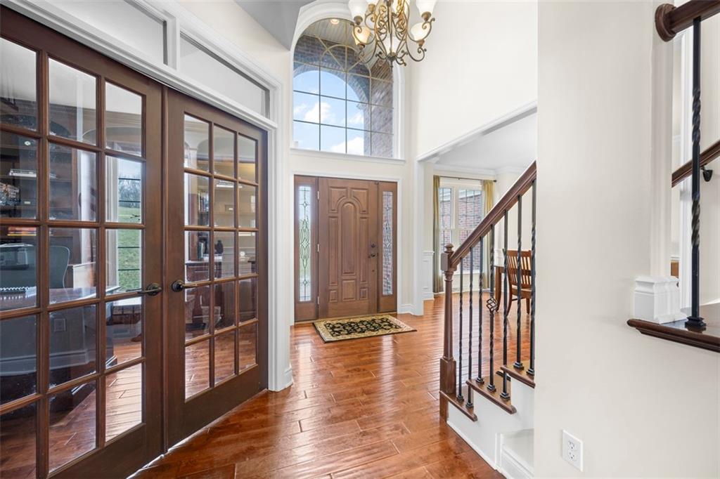 136 Hammond Road Mars, PA 16046 - Photo 5 of 48 a view of entryway and hall with wooden floor