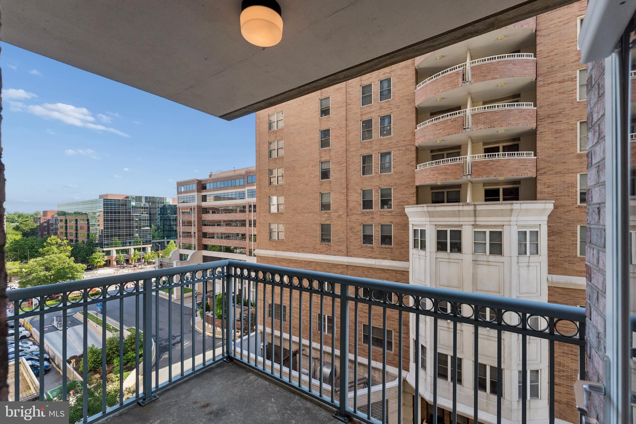851 North Glebe Road, Unit 706 Arlington, VA 22203 - Photo 21 of 34 a view of a building from a balcony
