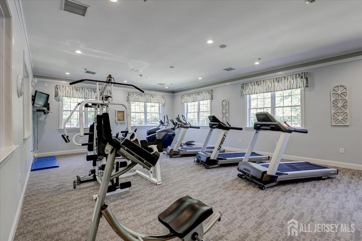 3205 Falston Circle Old Bridge, NJ 08857 - Photo 29 of 44 a room with gym equipment and a window