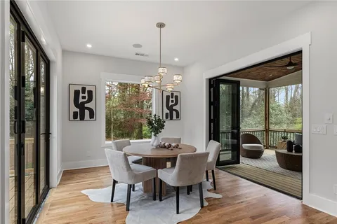 a bathroom with a sink and vanity