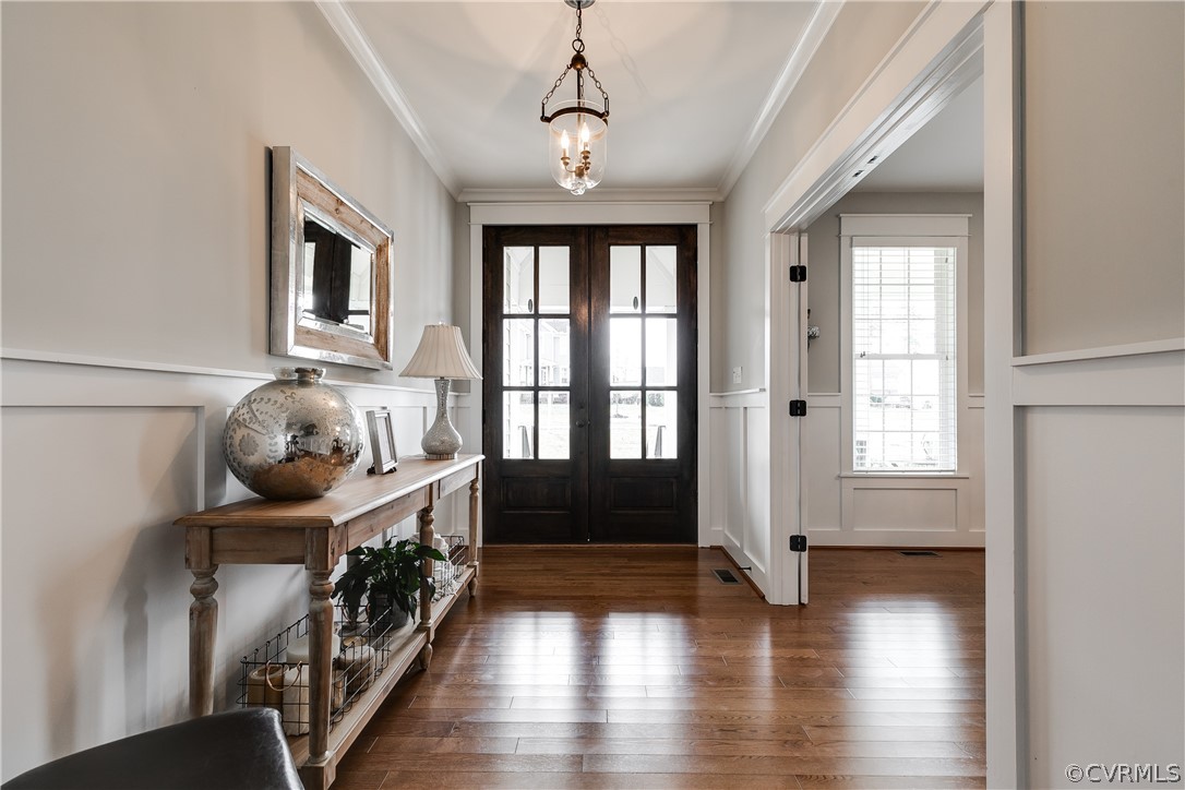 16436 Lambourne Road Midlothian, VA 23112 - Photo 8 of 50 a view of entryway with wooden floor