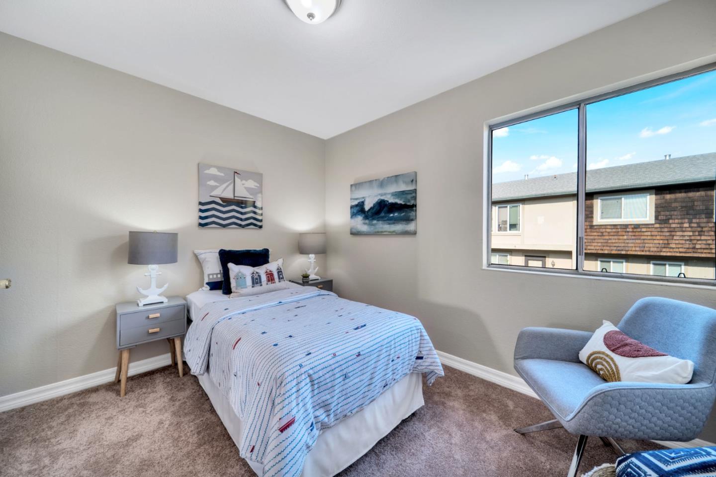 1433 Big Basin Drive Milpitas, CA 95035 - Photo 17 of 23 a bedroom with a bed and window