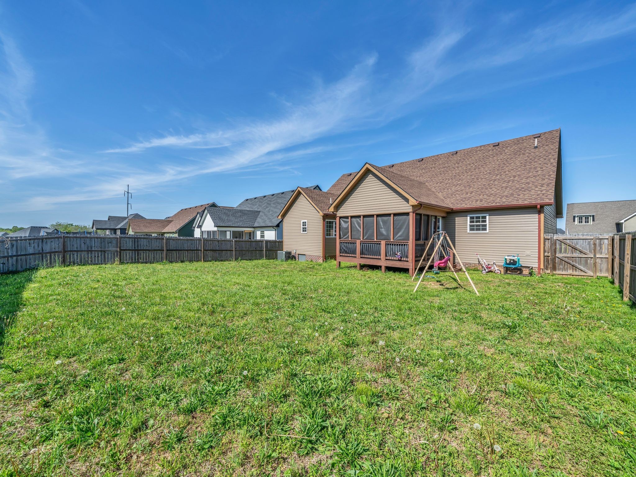 1084 Harrison Way Clarksville, TN 37042 - Photo 29 of 31 a view of a house with a big yard plants and large trees