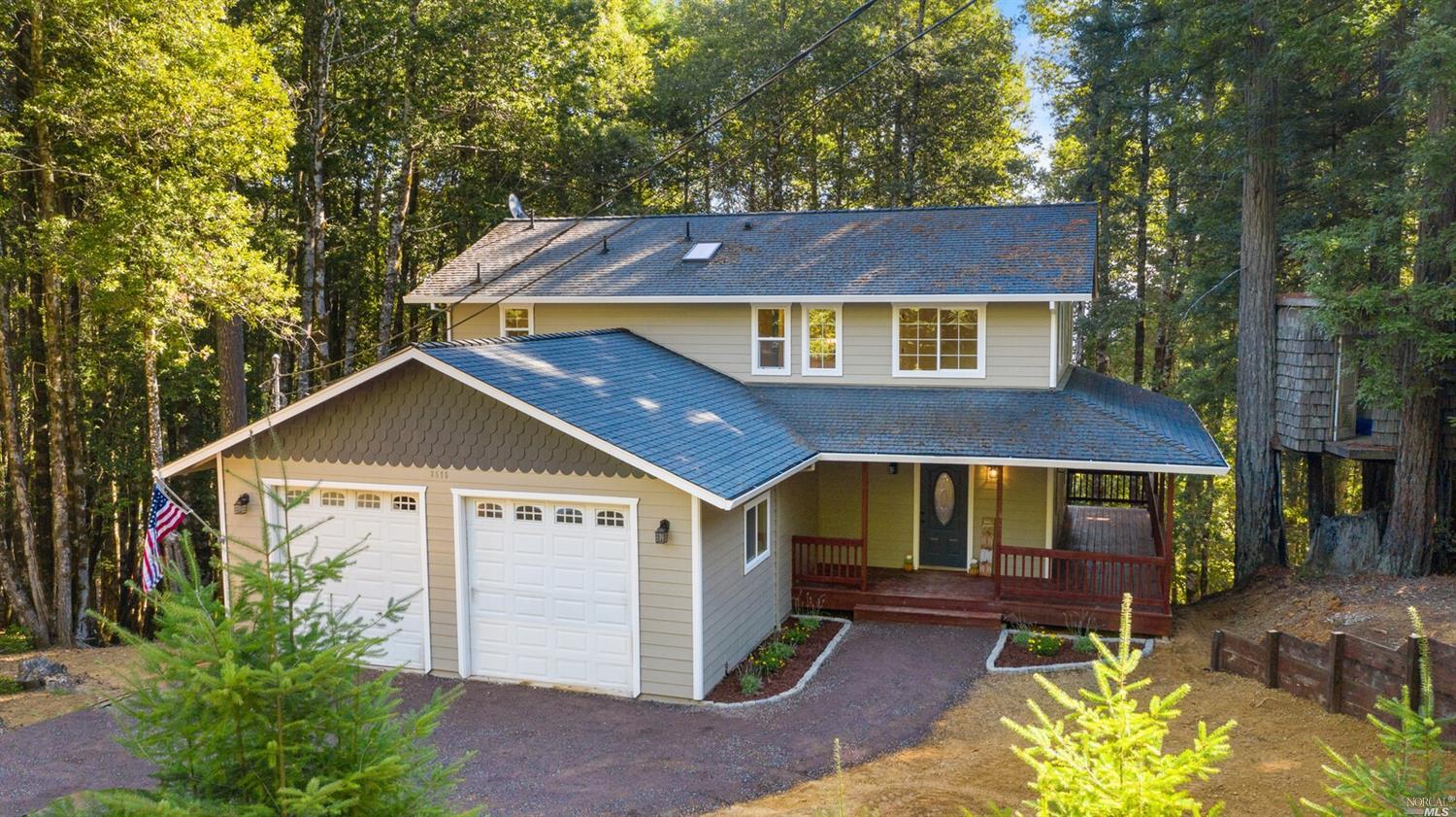 2575 Goose Road Willits, CA 95490 - Photo 1 of 1 a view of a house with a yard