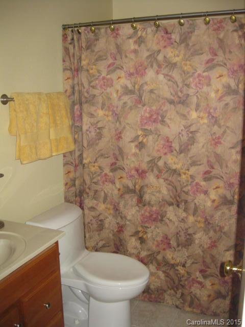 635 Miles Road Dallas, NC 28034 - Photo 15 of 17 a white toilet sitting next to a shower curtain
