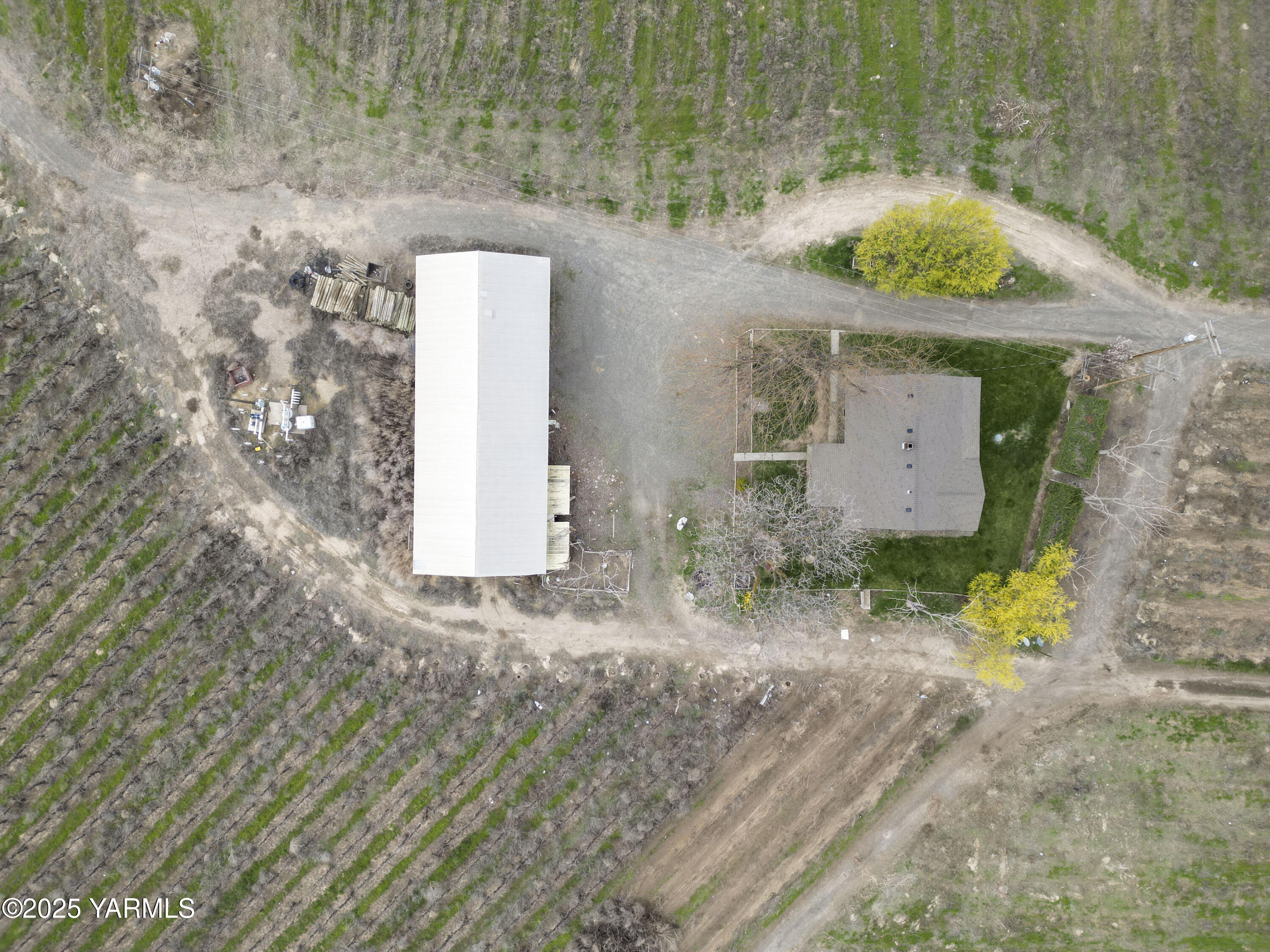 173801 Evans Road Grandview, WA 98930 - Photo 37 of 45 a front view of a house with a yard