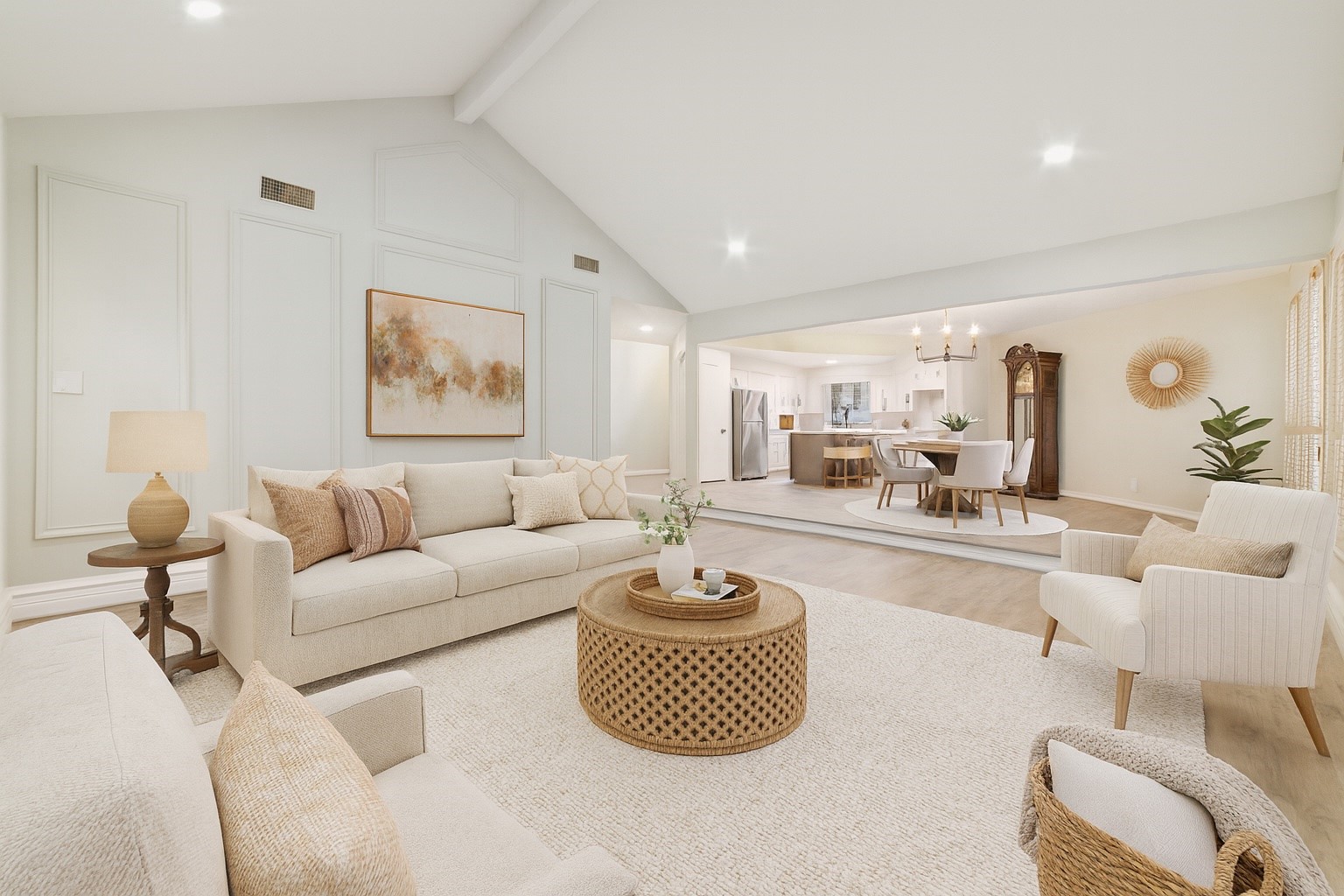 154 Old Bridge Lake Street Houston, TX 77069 - Photo 3 of 30 a living room with furniture and a lamp