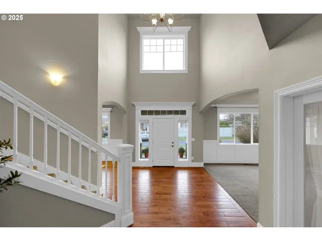 a view interior of house with wooden floor