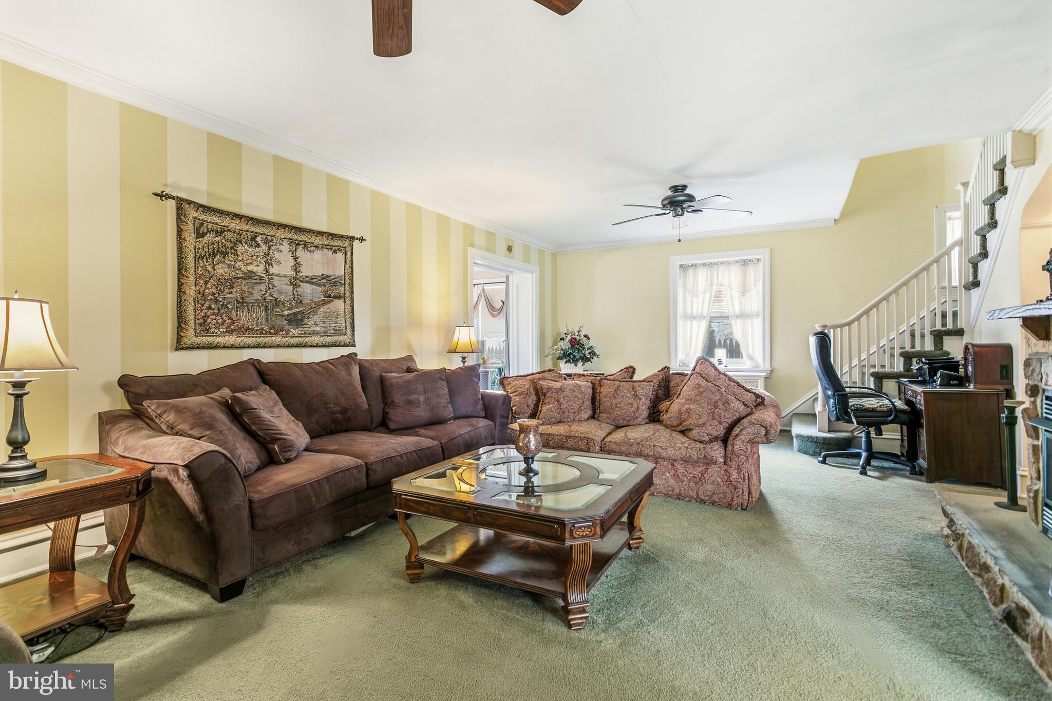 341 Owen Avenue Lansdowne, PA 19050 - Photo 12 of 58 a living room with furniture and a window