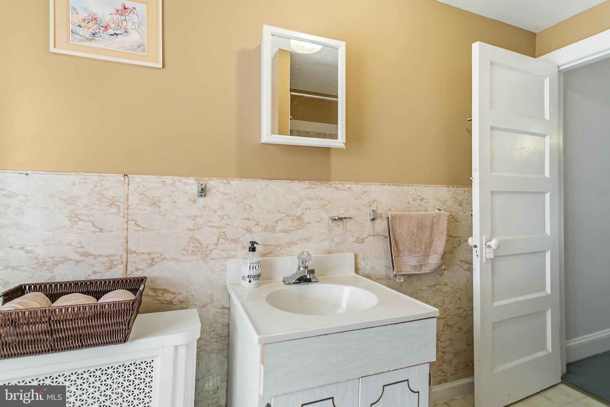 341 Owen Avenue Lansdowne, PA 19050 - Photo 36 of 58 a bathroom with a sink and a mirror