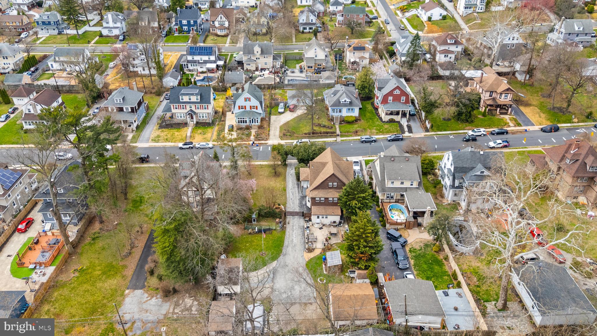 341 Owen Avenue Lansdowne, PA 19050 - Photo 58 of 58 an aerial view of residential houses with outdoor space