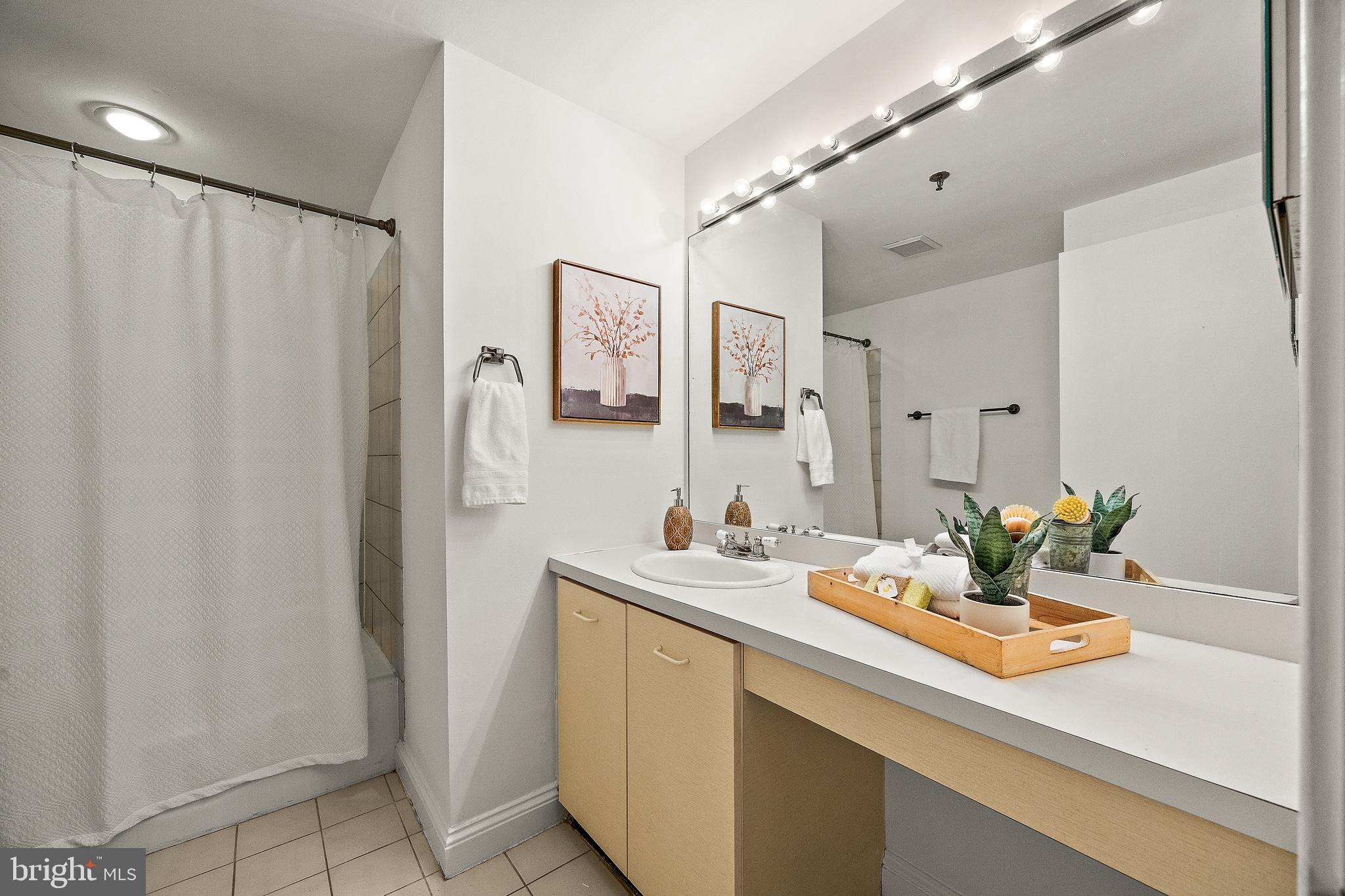 49 Bancroft Mills Road, Unit 2I Wilmington, DE 19806 - Photo 17 of 27 a bathroom with a sink and a mirror