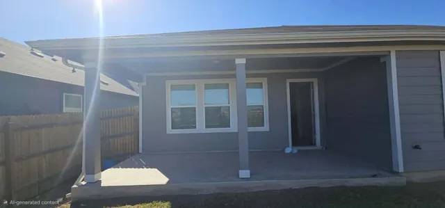 a view of an entrance of the house