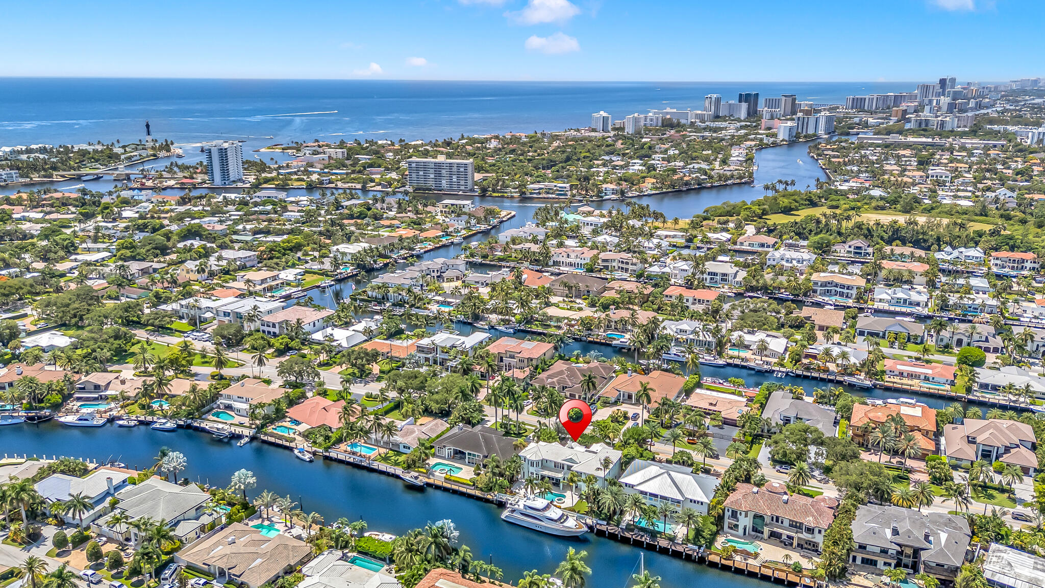 2409 Northeast 27th Street Lighthouse Point, FL 33064 - Photo 66 of 66 drone-7