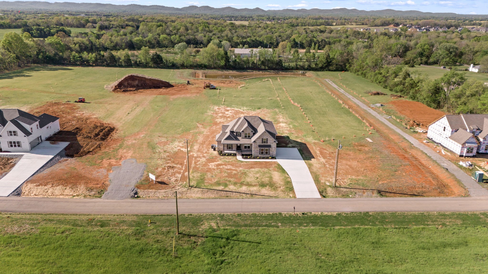 7254 West Gum Road Murfreesboro, TN 37127 - Photo 44 of 58 a view of a lake with a mountain