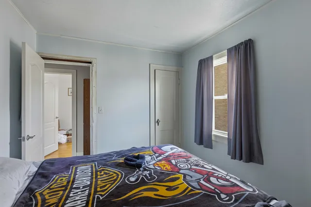 a room with furniture and a window