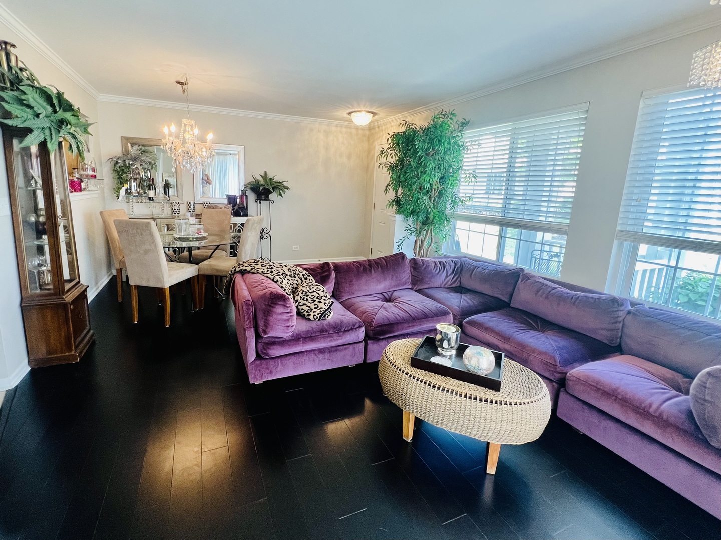 39102 Welsh Lane Beach Park, IL 60083 - Photo 4 of 24 a living room with furniture a flat screen tv and a large window