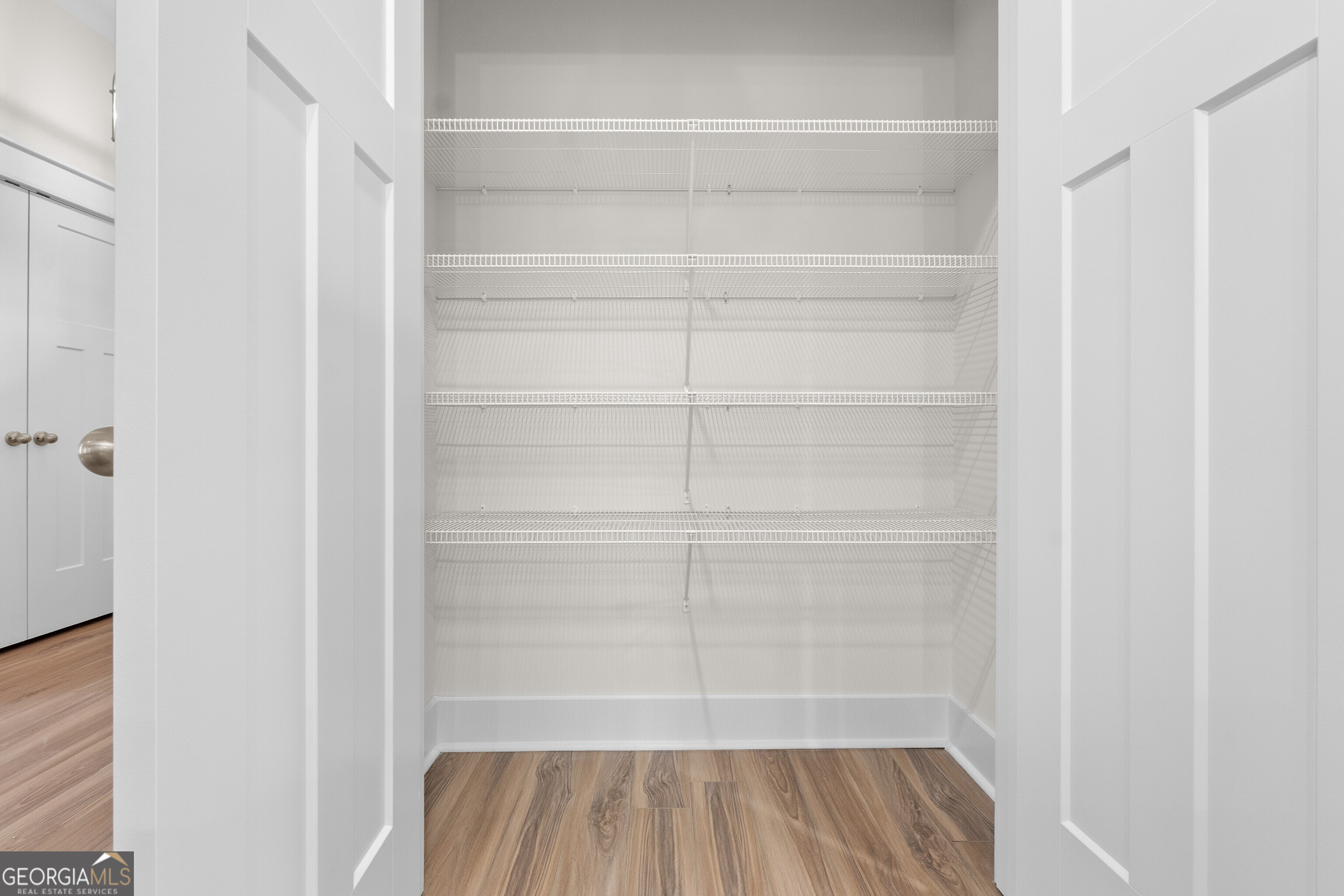 608 Bristleleaf Path Kathleen, GA 31047 - Photo 21 of 48 a view of walk in closet with empty racks