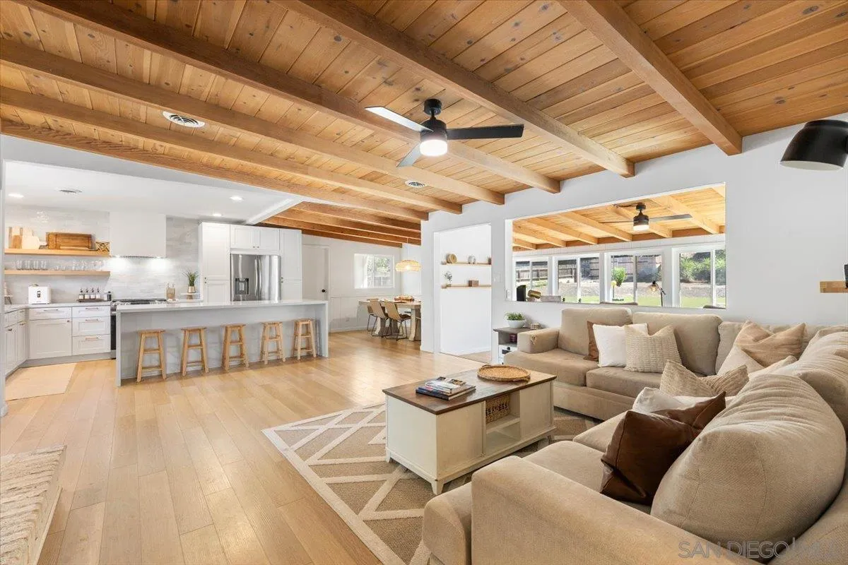 13509 East Lakeview Road Lakeside, CA 92040 - Photo 17 of 43 a living room with furniture and a large window