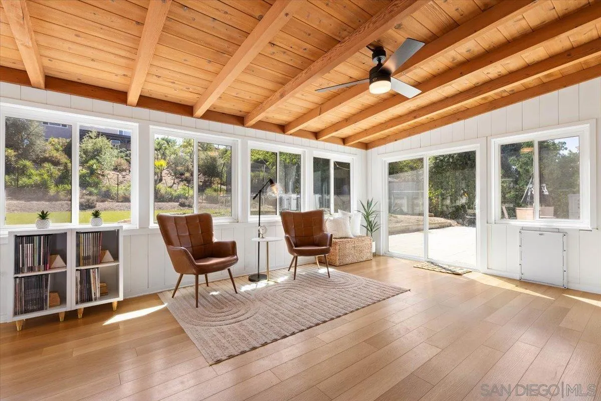 13509 East Lakeview Road Lakeside, CA 92040 - Photo 20 of 43 a living room with furniture and a large window