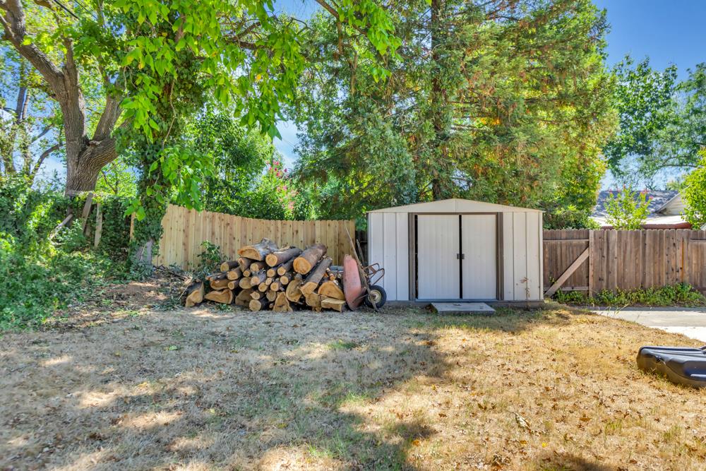8843 Pershing Avenue Orangevale, CA 95662 - Photo 22 of 29 a view of a backyard