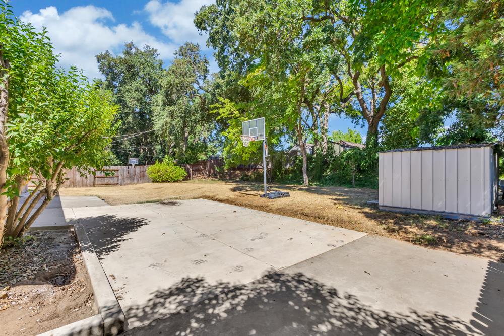 8843 Pershing Avenue Orangevale, CA 95662 - Photo 23 of 29 a view of a backyard with large trees