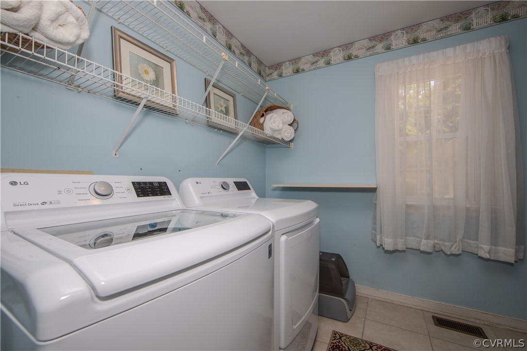 2306 Shadow Ridge Court Midlothian, VA 23112 - Photo 13 of 27 a utility room with dryer and washer