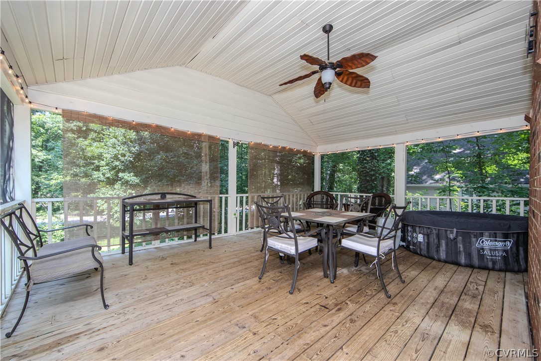 2306 Shadow Ridge Court Midlothian, VA 23112 - Photo 21 of 27 a dining room with furniture window and wooden floor