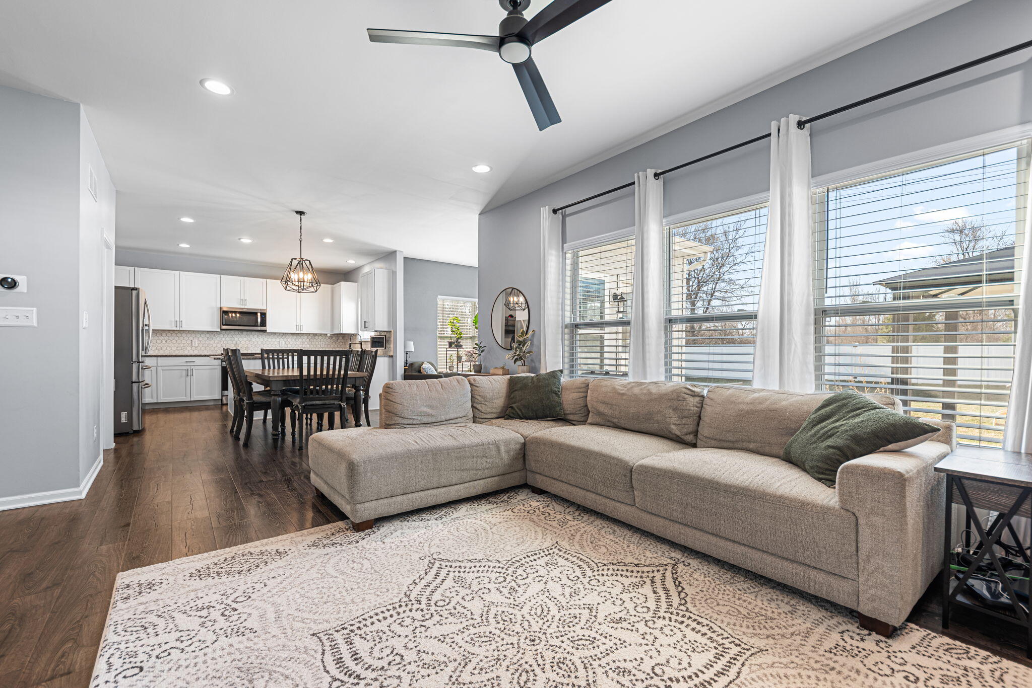 2143 West 132nd Place Crown Point, IN 46307 - Photo 11 of 35 a living room with furniture and a large window