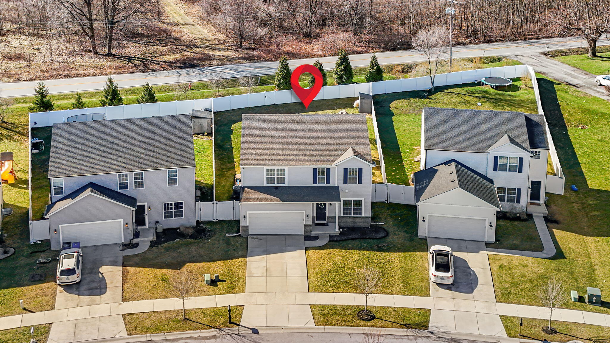2143 West 132nd Place Crown Point, IN 46307 - Photo 3 of 35 an aerial view of houses with outdoor space