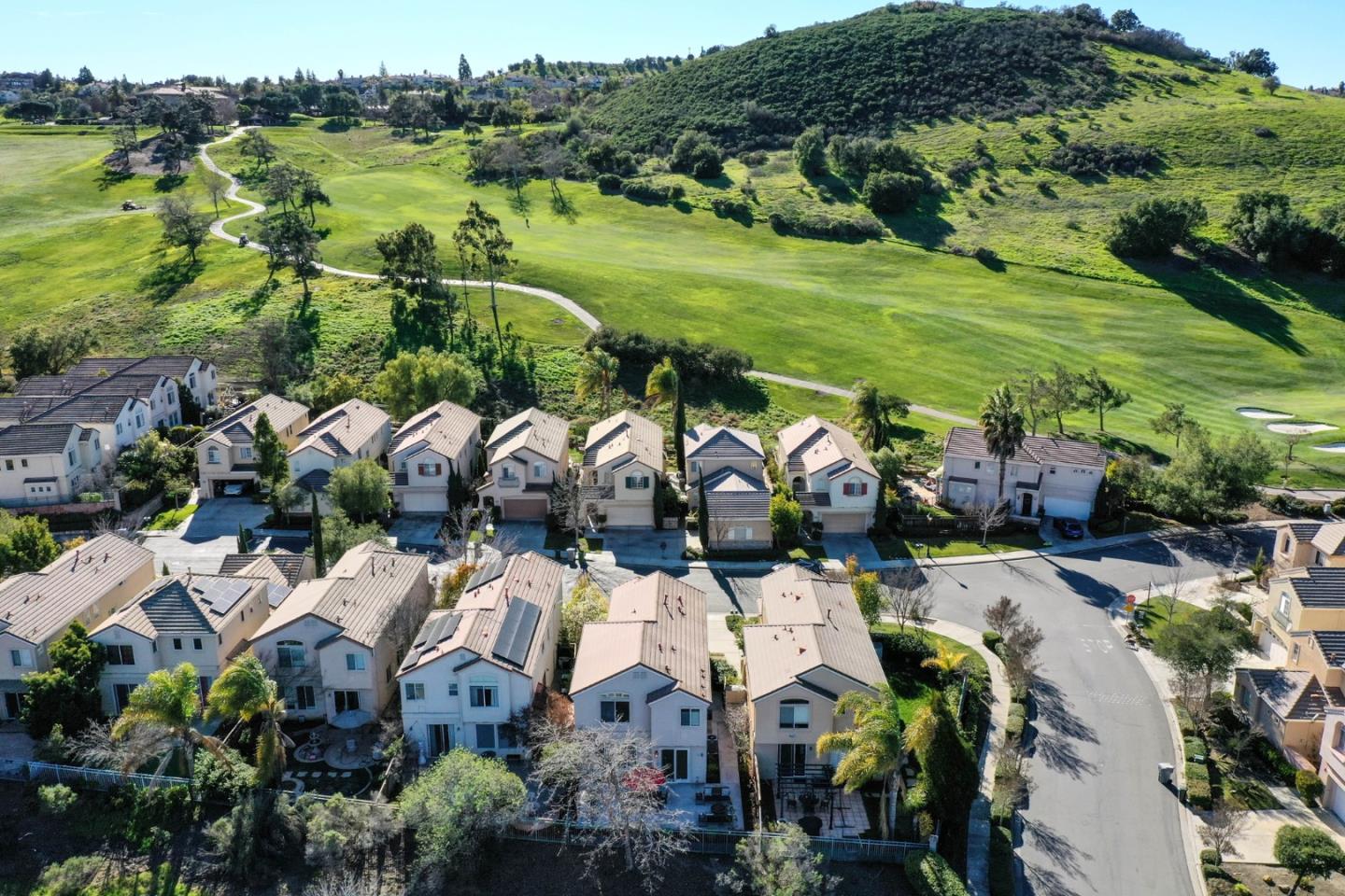 5409 Manderston Drive San Jose, CA 95138 - Photo 36 of 40 an aerial view of residential houses with outdoor space and lake view