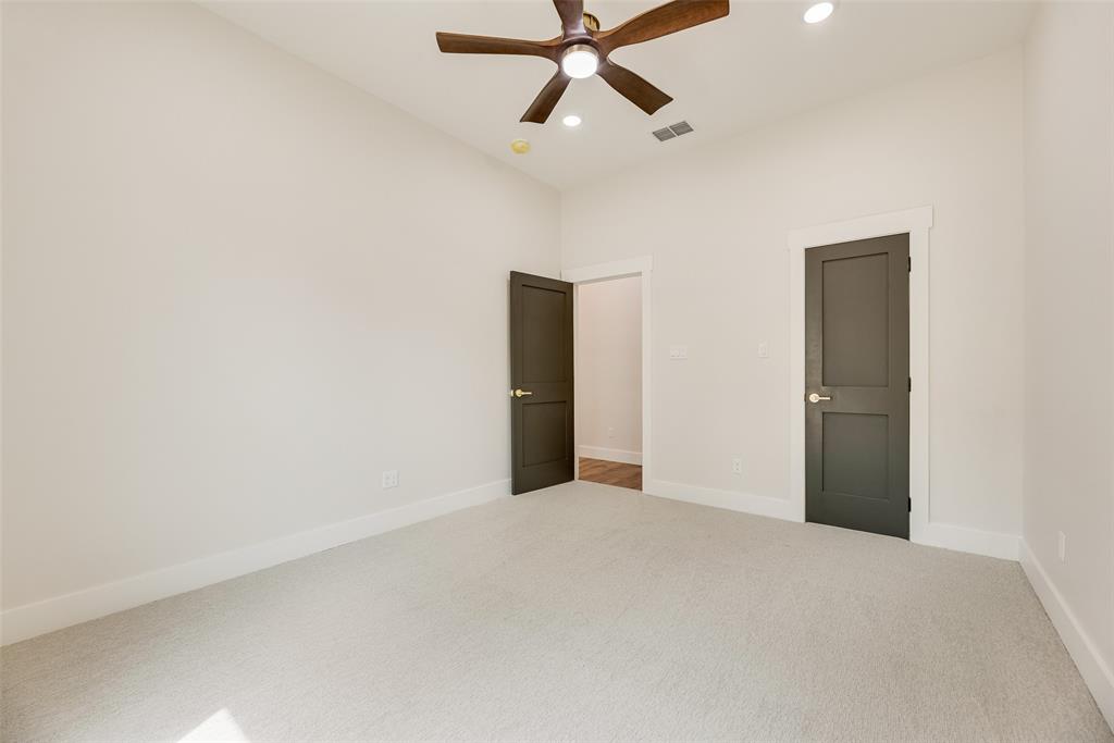 322 Rs Co Road Alba, TX 75410 - Photo 22 of 37 Unfurnished bedroom with carpet flooring, recessed lighting, and ceiling fan