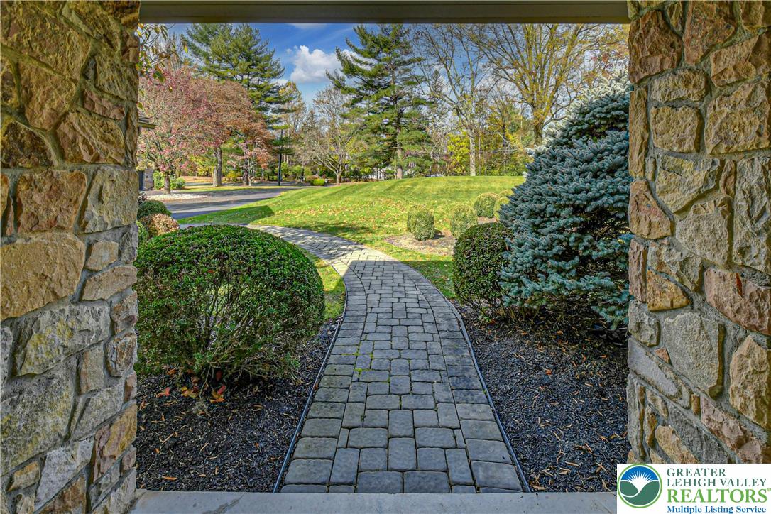 1588 Saucon Valley Road Bethlehem, PA 18015 - Photo 5 of 35 a view of a yard with plants