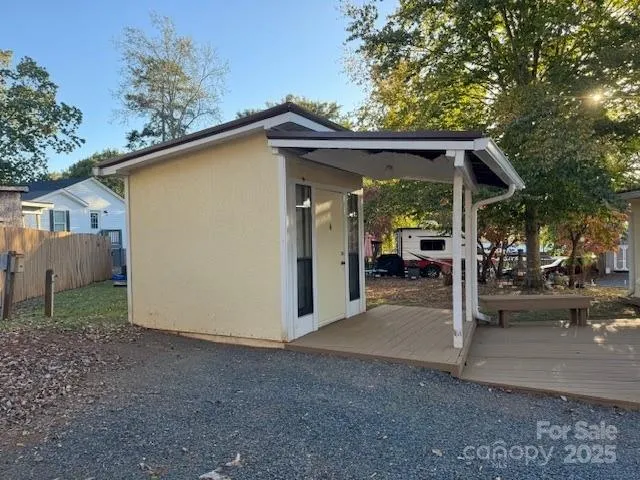 a room with furniture and a window