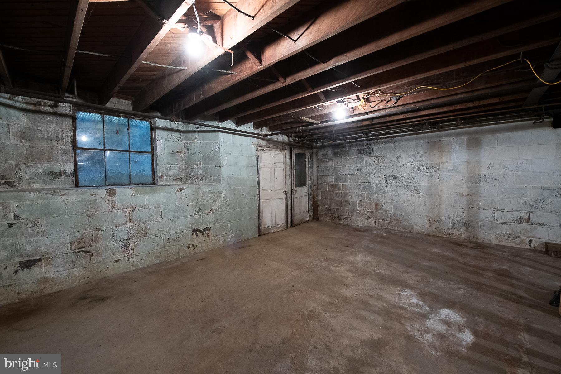 826 West King Road Malvern, PA 19355 - Photo 38 of 43 Basement with bilco doors to side yard.