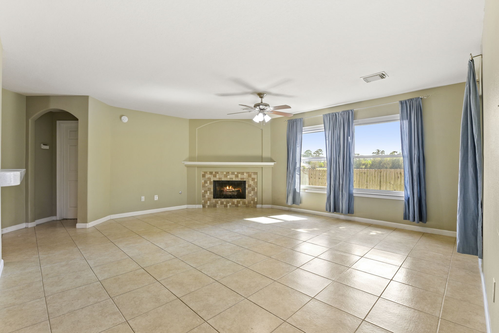 5406 Gate Canyon Court Spring, TX 77373 - Photo 9 of 47 a view of an empty room with a fireplace