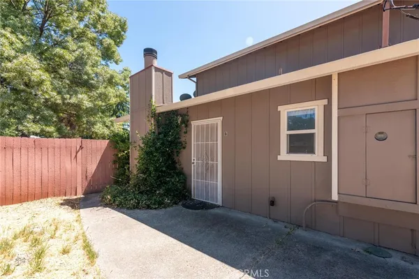 a backyard of a house