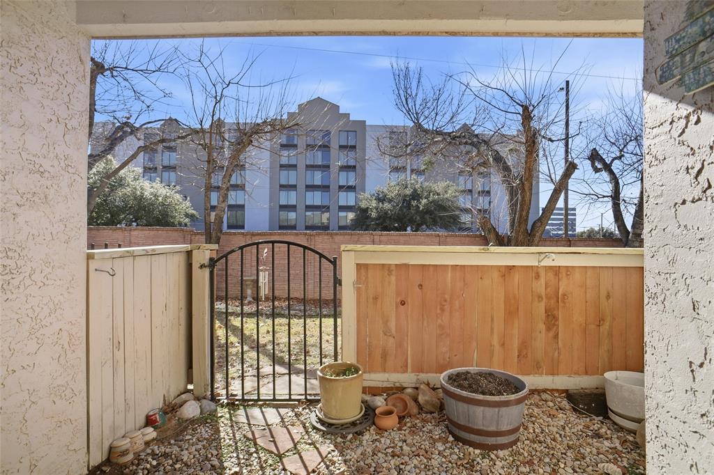 827 West Harwood Road, Unit D Hurst, TX 76054 - Photo 22 of 24 Relax on covered patio...