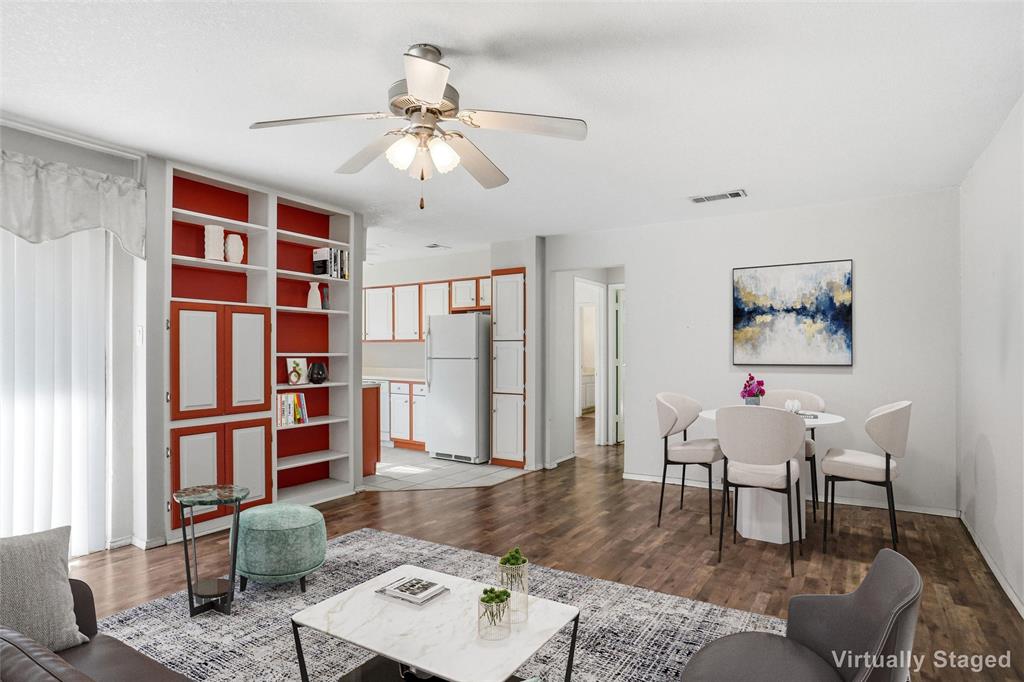 827 West Harwood Road, Unit D Hurst, TX 76054 - Photo 4 of 24 Spacious open living area...