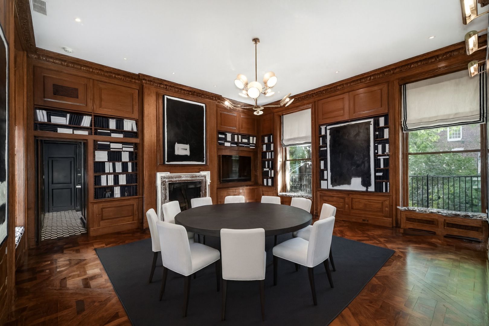 1500 North Astor Street, Unit 6 Chicago, IL 60610 - Photo 17 of 39 a dining room with furniture a chandelier and wooden floor