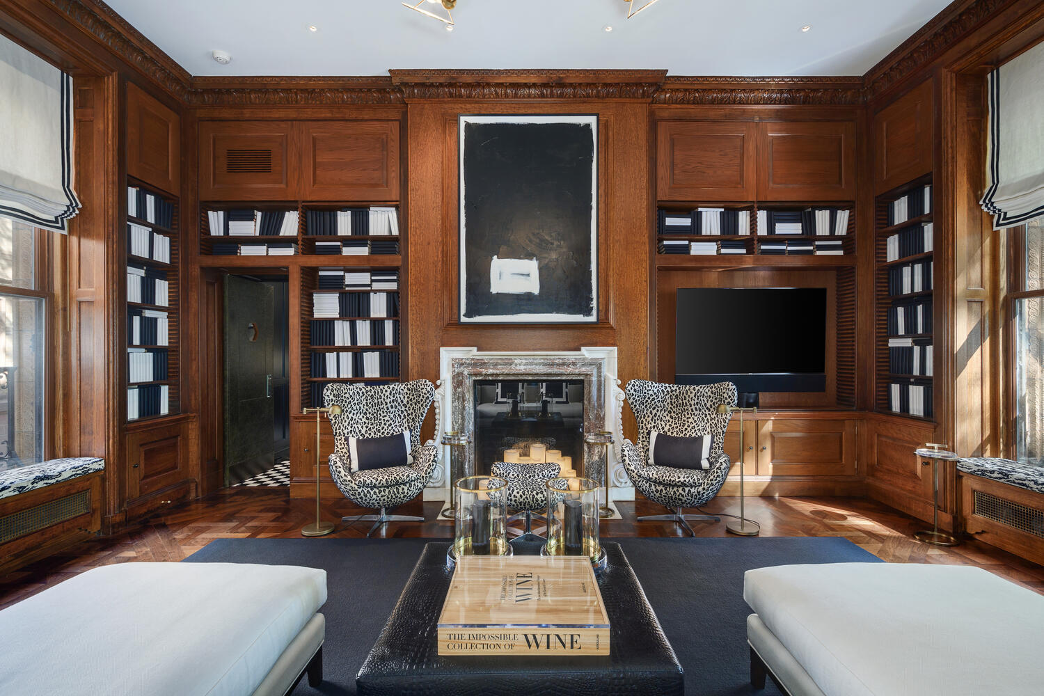 1500 North Astor Street, Unit 6 Chicago, IL 60610 - Photo 18 of 39 a living room with furniture a fireplace and a flat screen tv